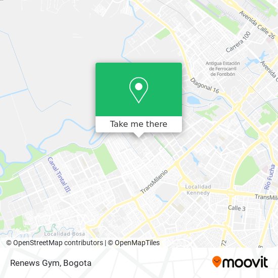 Renews Gym map