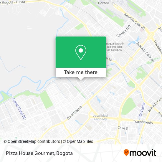 Pizza House Gourmet map