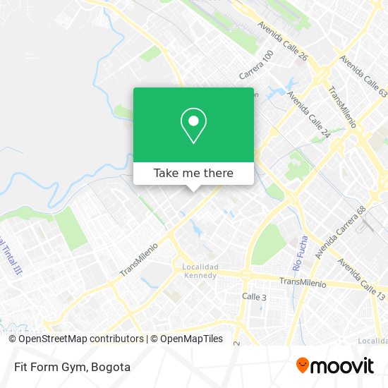 Fit Form Gym map