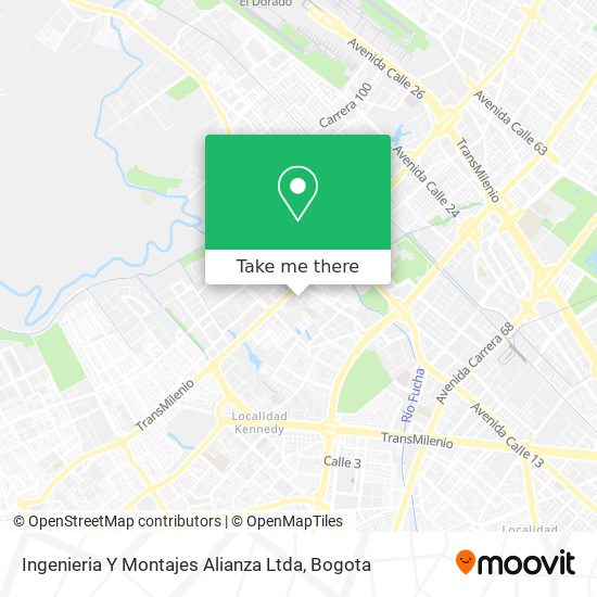 Ingenieria Y Montajes Alianza Ltda map