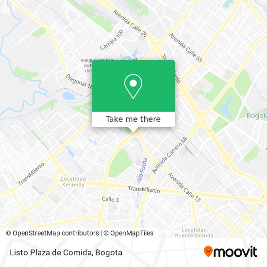 Listo Plaza de Comida map