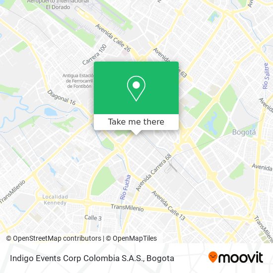 Indigo Events Corp Colombia S.A.S. map