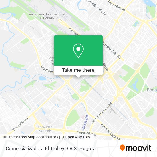 Comercializadora El Trolley S.A.S. map