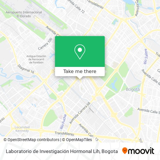 Laboratorio de Investigación Hormonal Lih map