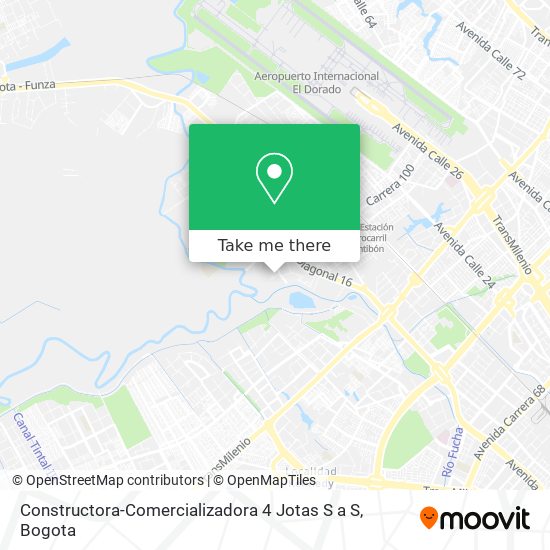 Mapa de Constructora-Comercializadora 4 Jotas S a S