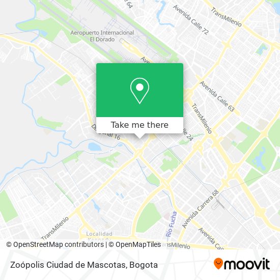 Mapa de Zoópolis Ciudad de Mascotas