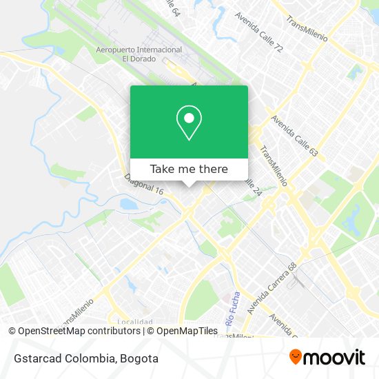 Gstarcad Colombia map