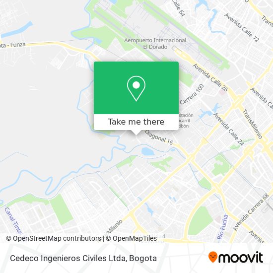 Cedeco Ingenieros Civiles Ltda map