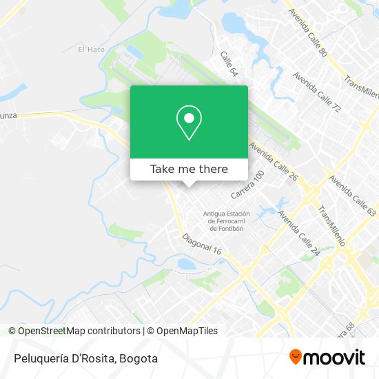 Peluquería D'Rosita map