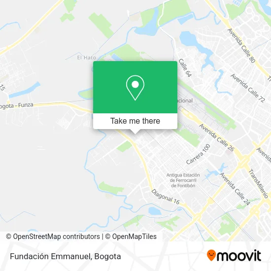 Mapa de Fundación Emmanuel