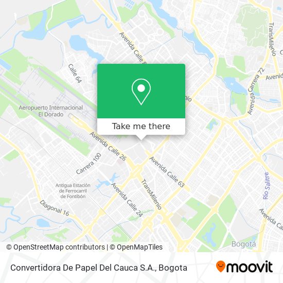 Convertidora De Papel Del Cauca S.A. map