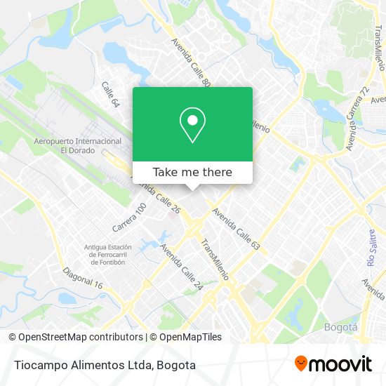 Tiocampo Alimentos Ltda map
