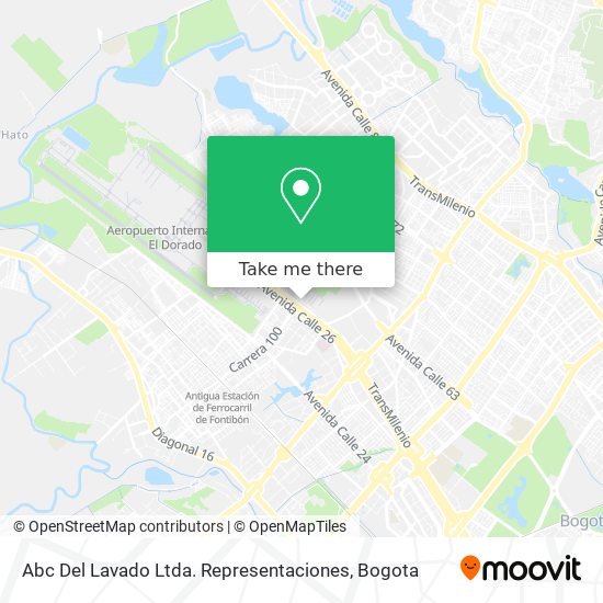 Mapa de Abc Del Lavado Ltda. Representaciones