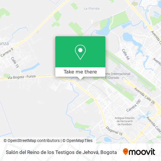 Salón del Reino de los Testigos de Jehová map