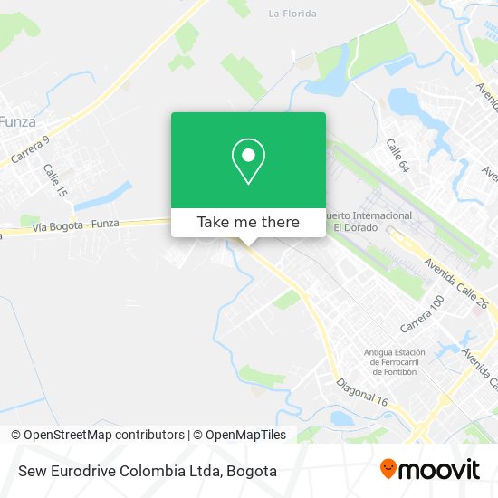 Mapa de Sew Eurodrive Colombia Ltda