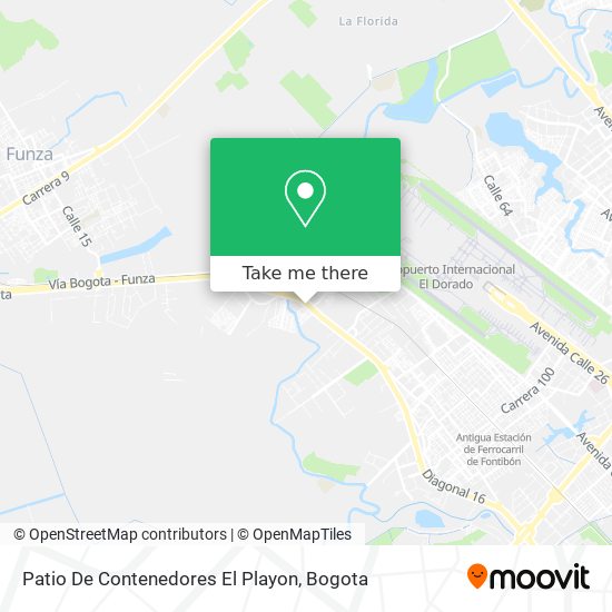 Patio De Contenedores El Playon map