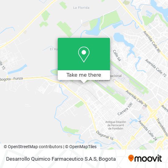 Desarrollo Quimico Farmaceutico S.A.S map