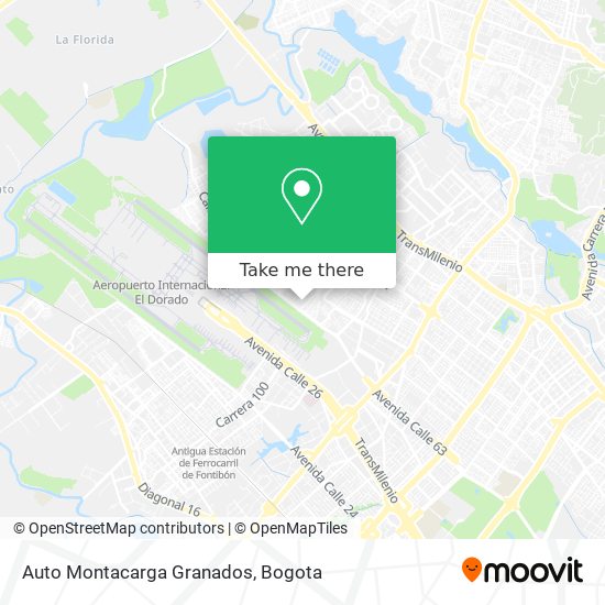 Auto Montacarga Granados map