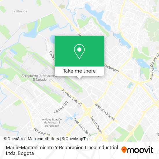 Marlin-Mantenimiento Y Reparación Línea Industrial Ltda map