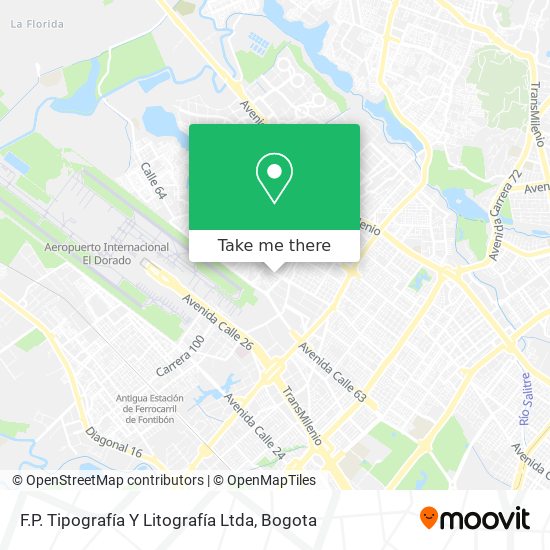 F.P. Tipografía Y Litografía Ltda map