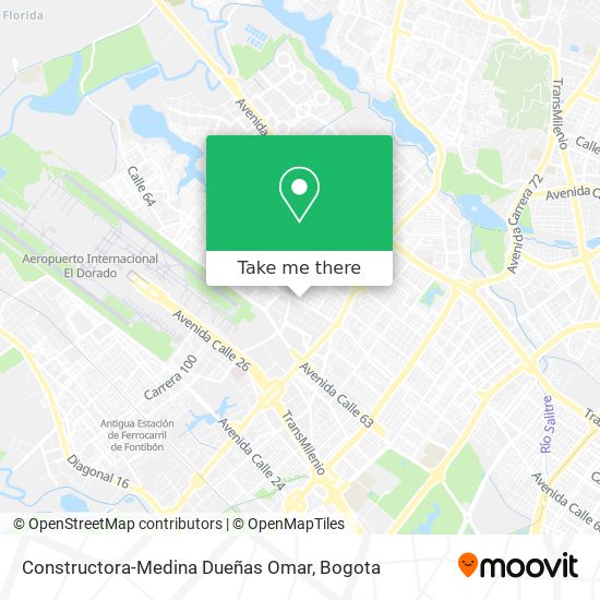 Mapa de Constructora-Medina Dueñas Omar