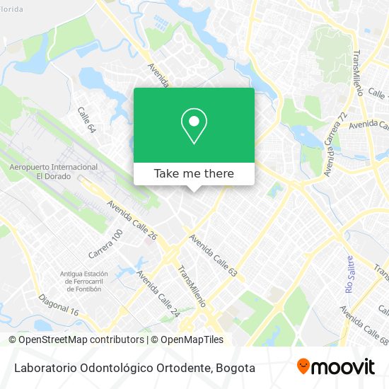 Mapa de Laboratorio Odontológico Ortodente