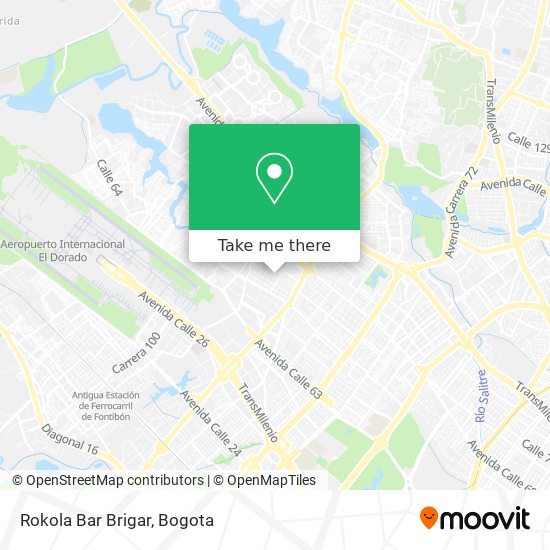 Rokola Bar Brigar map