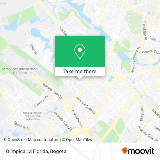 Olímpica La Florida map