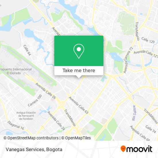 Vanegas Services map