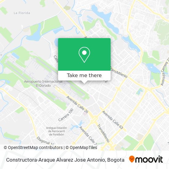 Mapa de Constructora-Araque Alvarez Jose Antonio