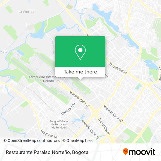 Restaurante Paraiso Norteño map