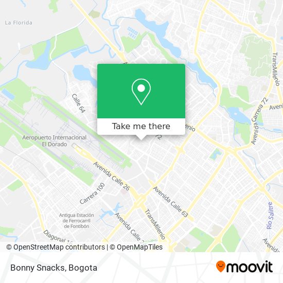 Bonny Snacks map