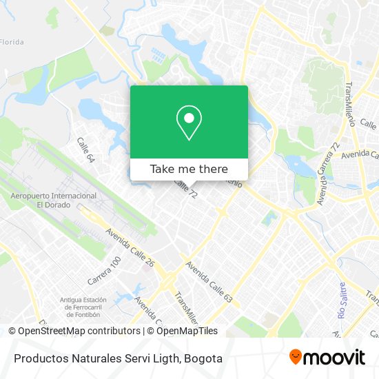 Productos Naturales Servi Ligth map