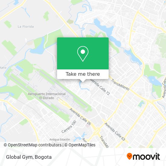Global Gym map