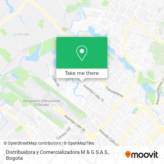 Distribuidora y Comercializadora M & G S.A.S. map