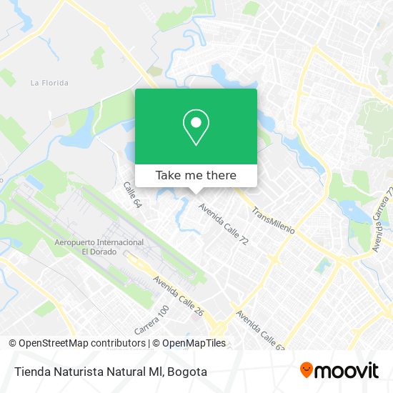 Tienda Naturista Natural Ml map