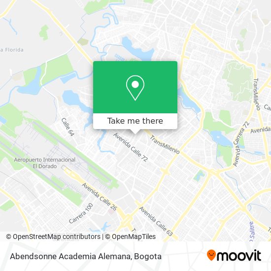 Abendsonne Academia Alemana map