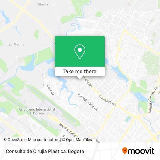 Consulta de Cirujia Plastica map