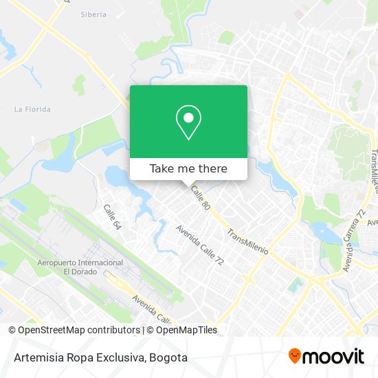 Mapa de Artemisia Ropa Exclusiva