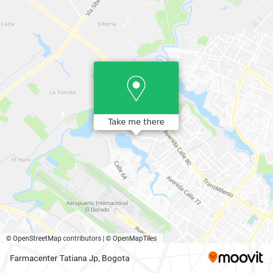 Farmacenter Tatiana Jp map