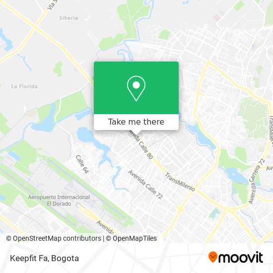 Keepfit Fa map