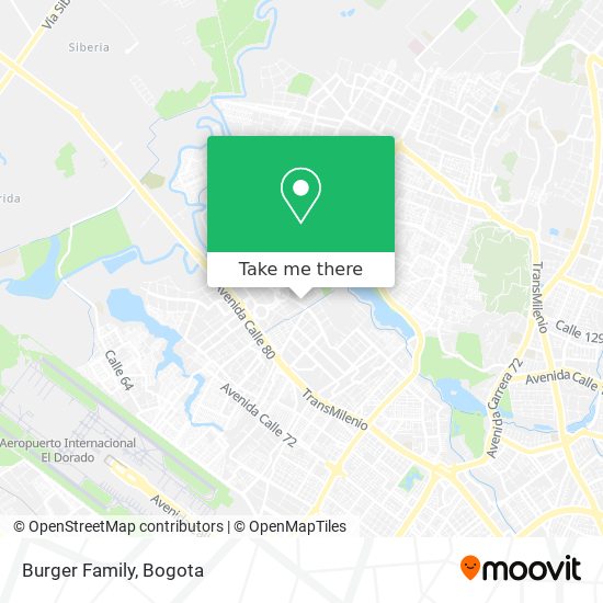 Burger Family map