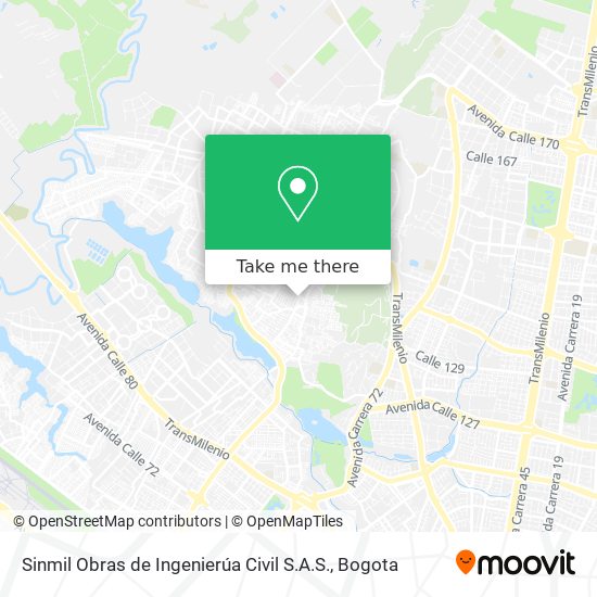 Sinmil Obras de Ingenierúa Civil S.A.S. map