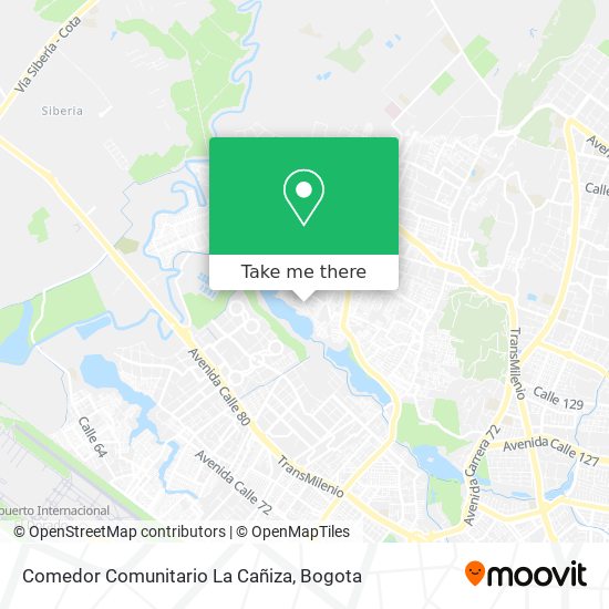 Mapa de Comedor Comunitario La Cañiza
