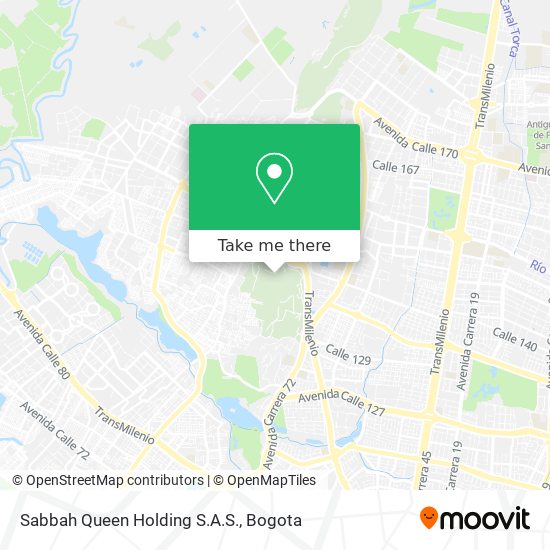 Sabbah Queen Holding S.A.S. map