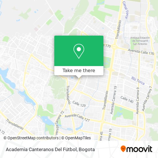 Academia Canteranos Del Fútbol map