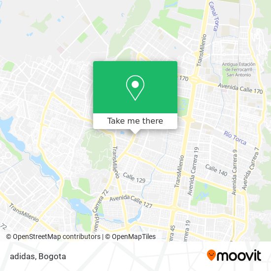 adidas map