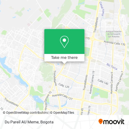 Du Pareil AU Meme map