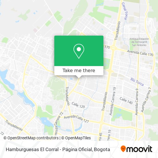 Hamburguesas El Corral - Página Oficial map