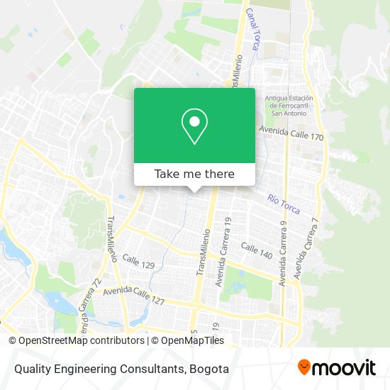 Mapa de Quality Engineering Consultants